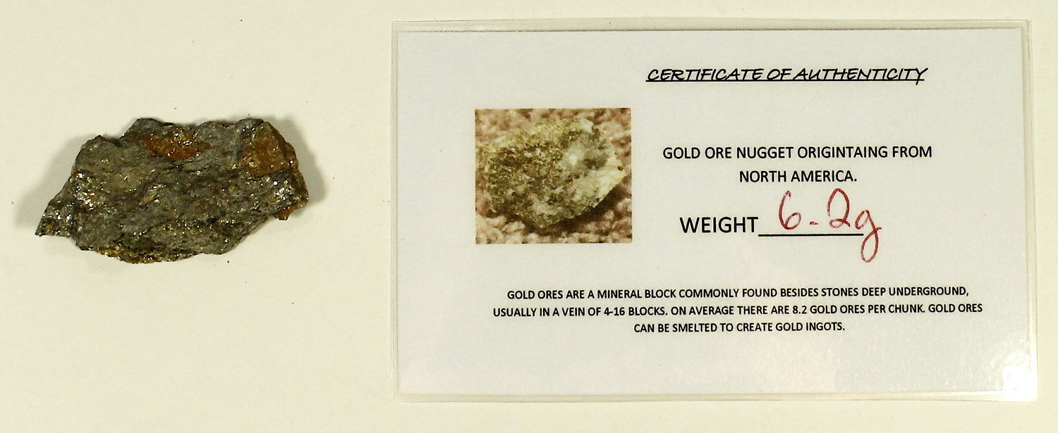 Natural Gold Ore/Gold Nugget Specimen (6.2 Grams) at PristineAuction.com Natural Gold Ore/Gold Nugget Specimen (6.2 Grams) at PristineAuction.com