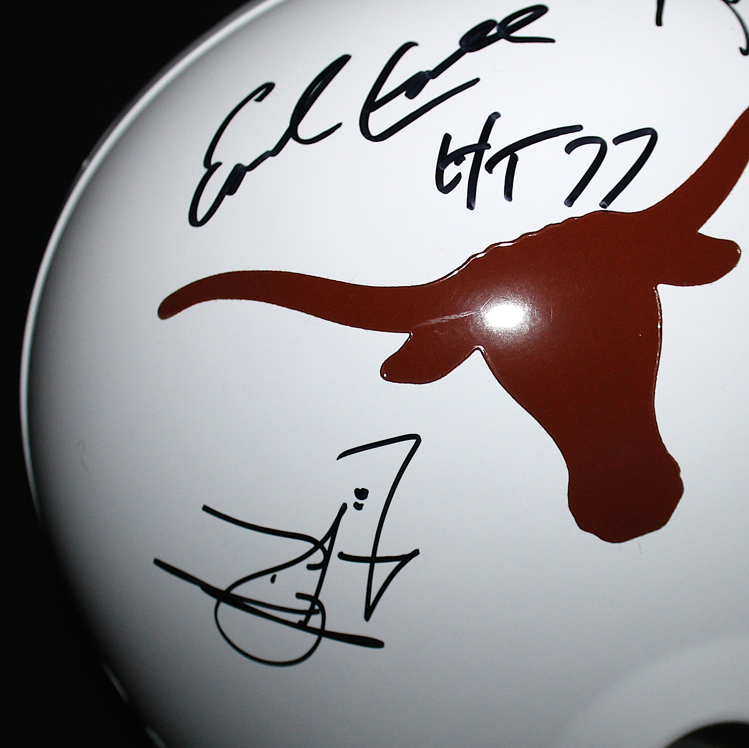 Ricky Williams, Earl Campbell, Colt McCoy & Vince Young Signed Texas Full-Size Replica Helmet (JSA COA) at PristineAuction.com Ricky Williams, Earl Campbell, Colt McCoy & Vince Young Signed Texas Full-Size Replica Helmet (JSA COA) at PristineAuction.com