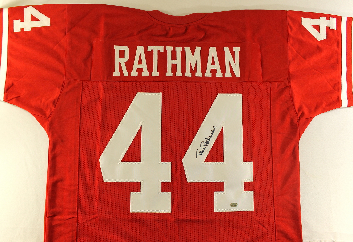 Tom Rathman Signed 49ers Jersey (GTSM & COA) at PristineAuction.com Tom Rathman Signed 49ers Jersey (GTSM & COA) at PristineAuction.com