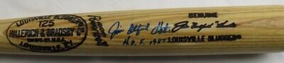 Jim "Catfish" Hunter Signed Louisville Slugger Baseball Bat Inscribed "H.O.F. 1987" (JSA) at PristineAuction.com Jim "Catfish" Hunter Signed Louisville Slugger Baseball Bat Inscribed "H.O.F. 1987" (JSA) at PristineAuction.com