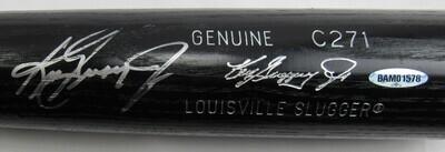 Ken Griffey Jr Signed Louisville Slugger C271 Baseball Bat (UDA) at PristineAuction.com Ken Griffey Jr Signed Louisville Slugger C271 Baseball Bat (UDA) at PristineAuction.com