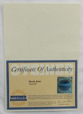 Derek Jeter Signed LE Yankees 100th Anniversary Logo Baseball (Steiner) at PristineAuction.com Derek Jeter Signed LE Yankees 100th Anniversary Logo Baseball (Steiner) at PristineAuction.com