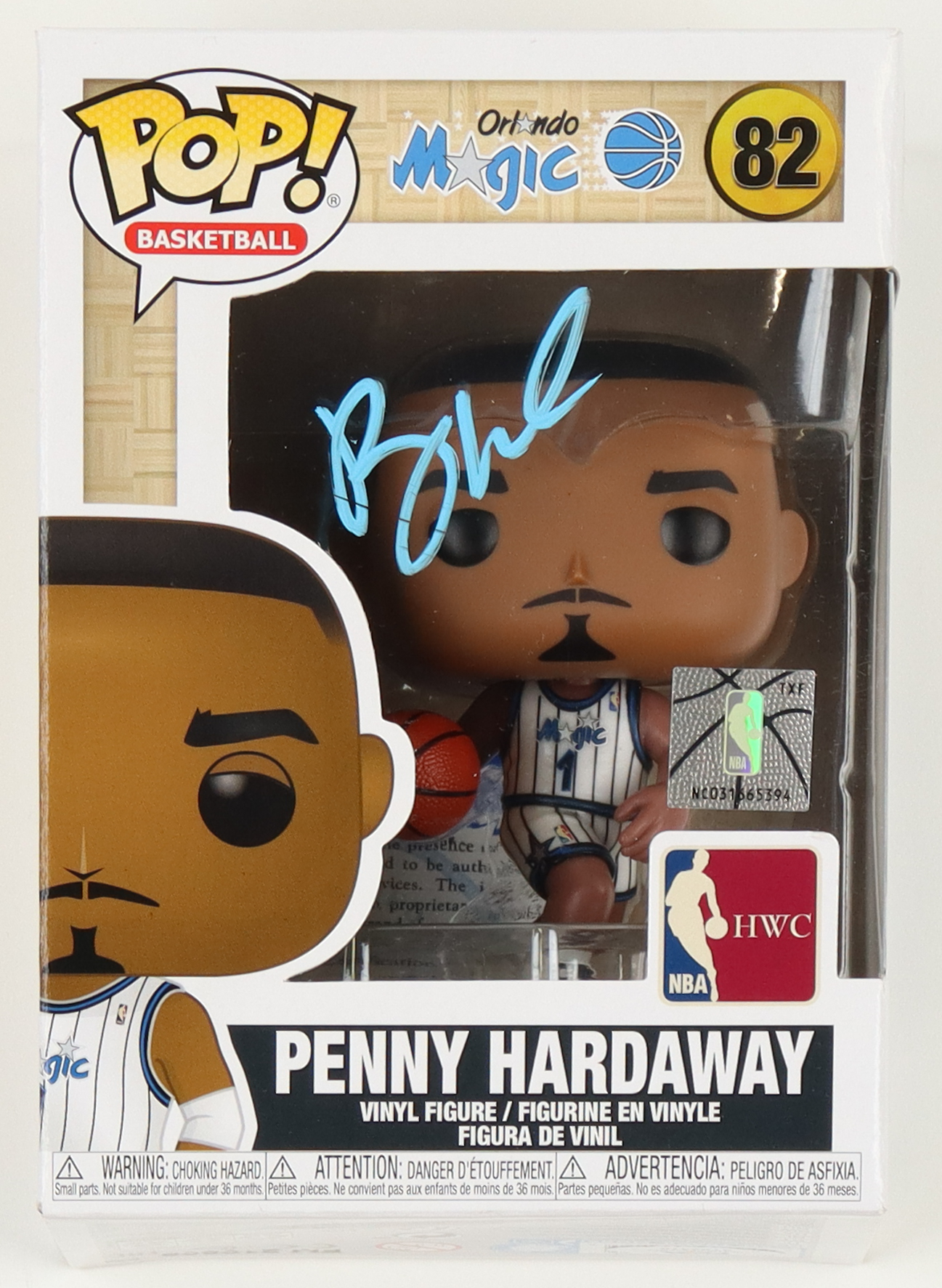 Anfernee "Penny" Hardaway Signed Magic #82 Funko Pop! Basketball Vinyl Figure (PSA) at PristineAuction.com Anfernee "Penny" Hardaway Signed Magic #82 Funko Pop! Basketball Vinyl Figure (PSA) at PristineAuction.com