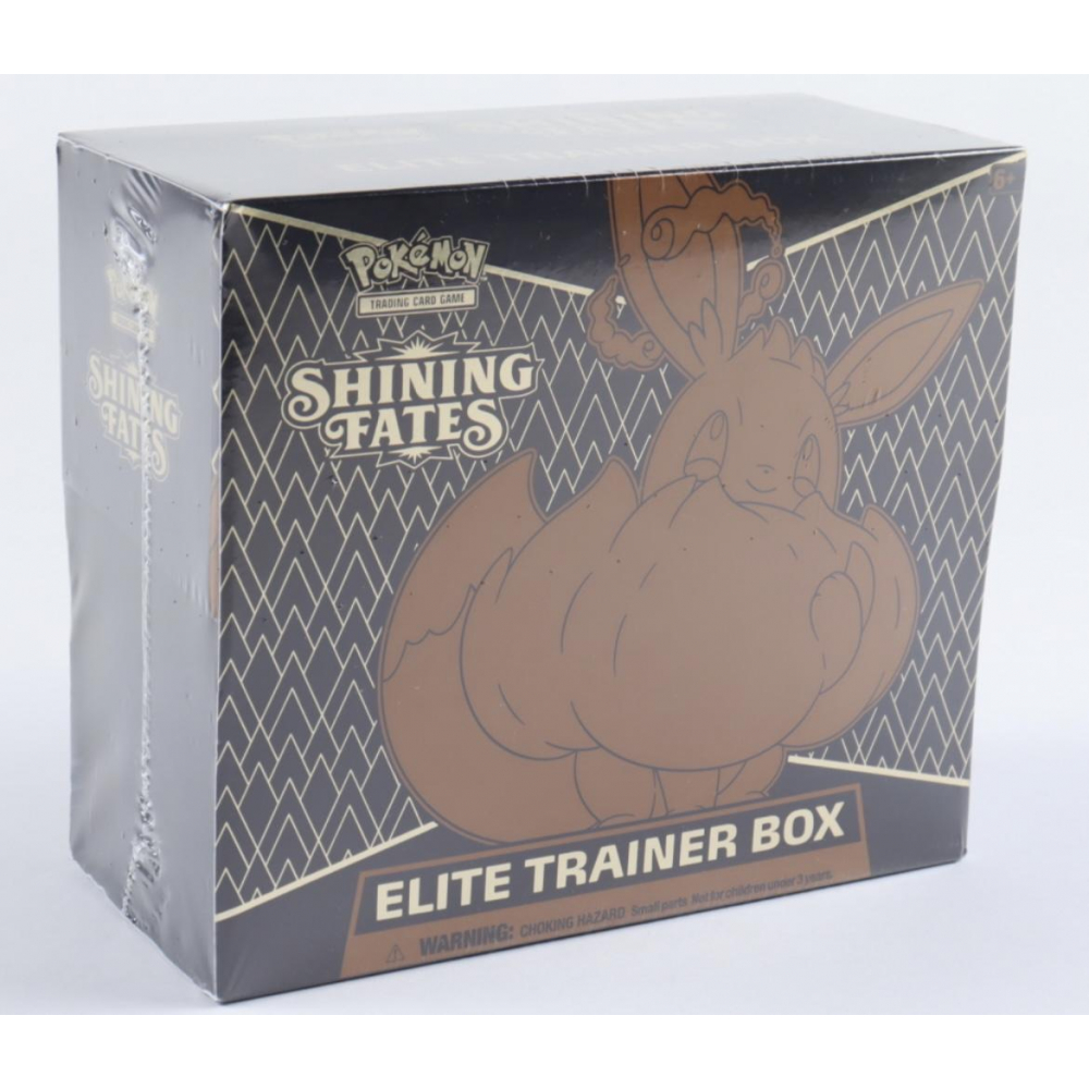 Pokemon TCG Shining Fates Elite Trainer Box with (10) Booster Packs Pristine Auction