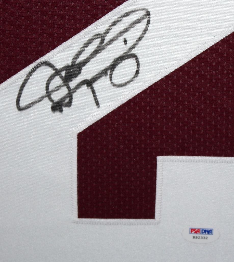 Johnny Manziel Signed Texas A&M Aggies Custom Framed Jersey Display (PSA) at PristineAuction.com Johnny Manziel Signed Texas A&M Aggies Custom Framed Jersey Display (PSA) at PristineAuction.com