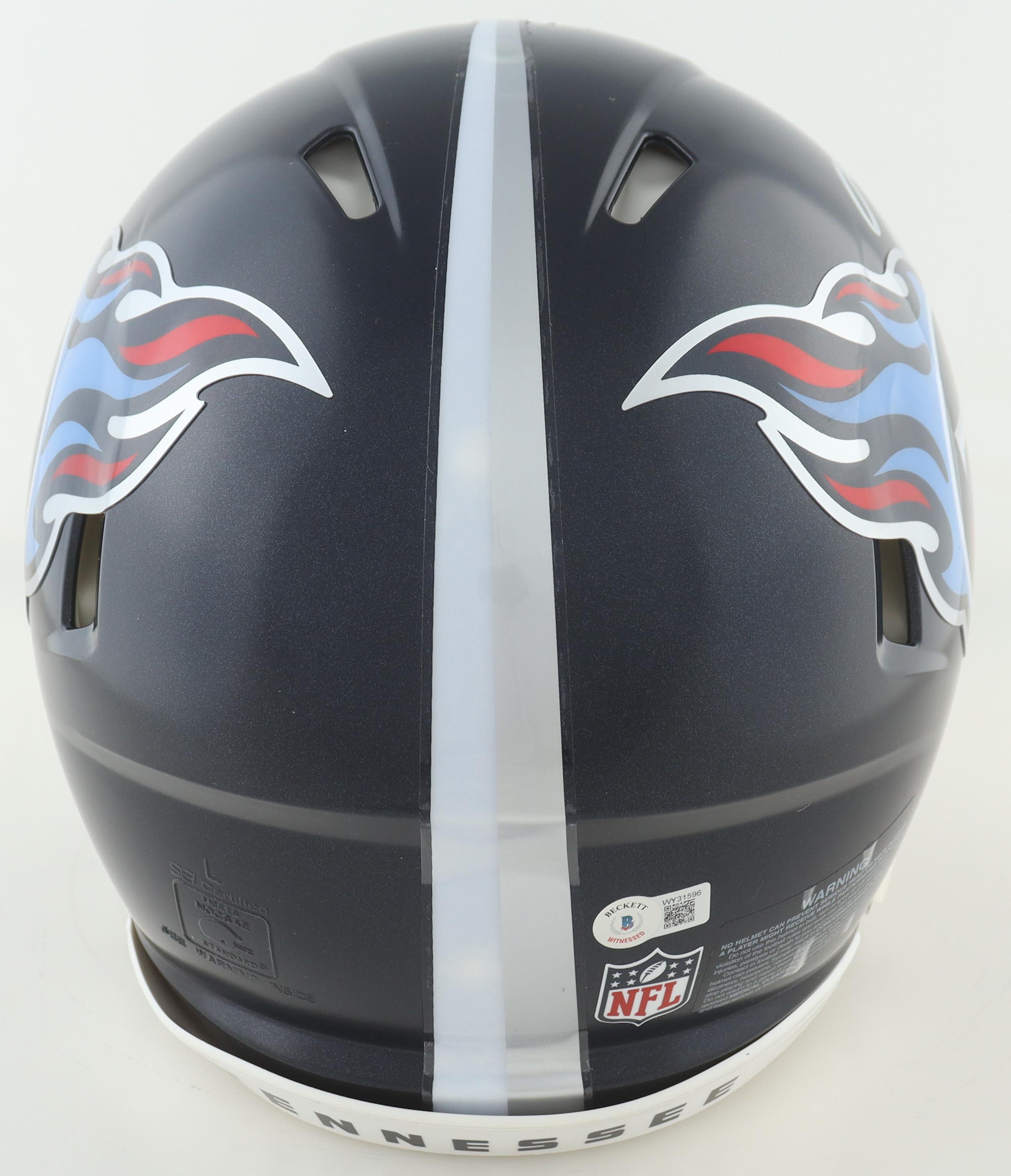 Treylon Burks Signed Titans Full Size Authentic On Field Speed Helmet (Beckett) at PristineAuction.com Treylon Burks Signed Titans Full Size Authentic On Field Speed Helmet (Beckett) at PristineAuction.com