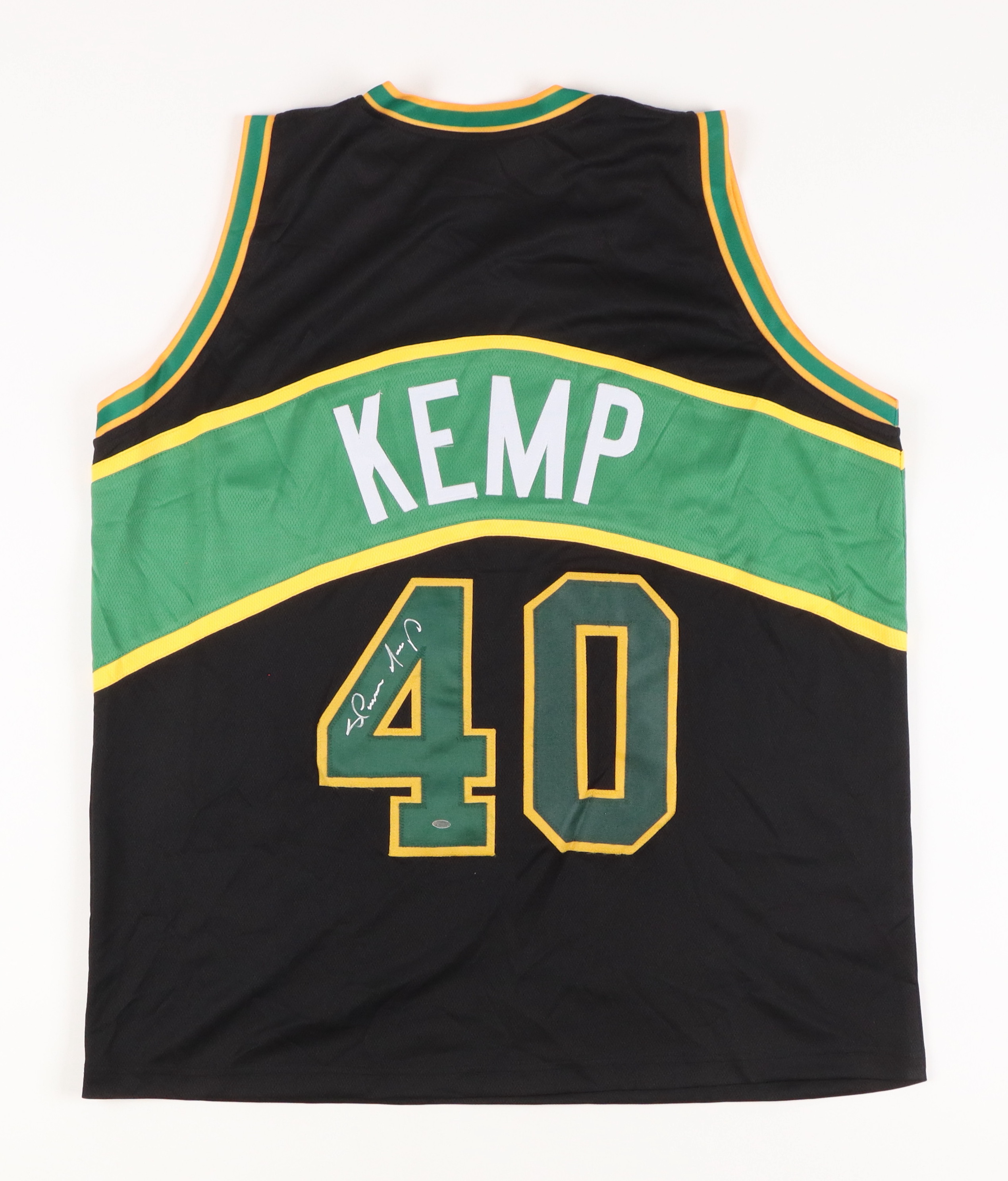 Shawn Kemp Signed Jersey (OKAuthentics) at PristineAuction.com Shawn Kemp Signed Jersey (OKAuthentics) at PristineAuction.com