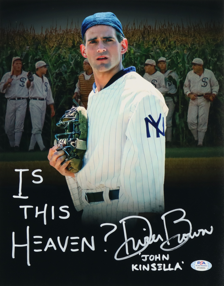 Dwier Brown Signed "Field Of Dreams" 11x14 Poster Inscribed "John
