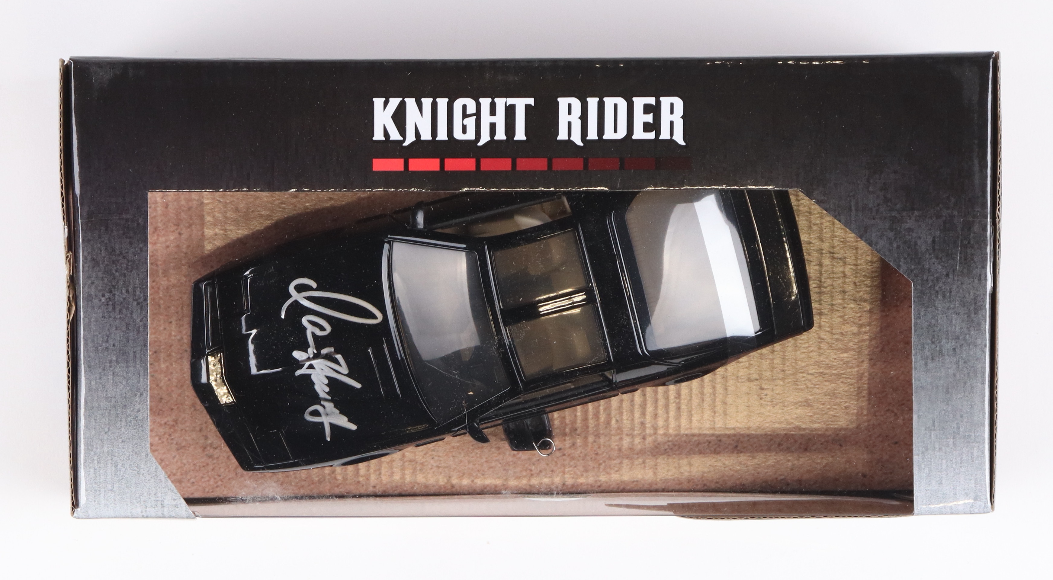 David Hasselhoff Signed "Knight Rider" 1:24 Diecast Car (Beckett) at PristineAuction.com David Hasselhoff Signed "Knight Rider" 1:24 Diecast Car (Beckett) at PristineAuction.com