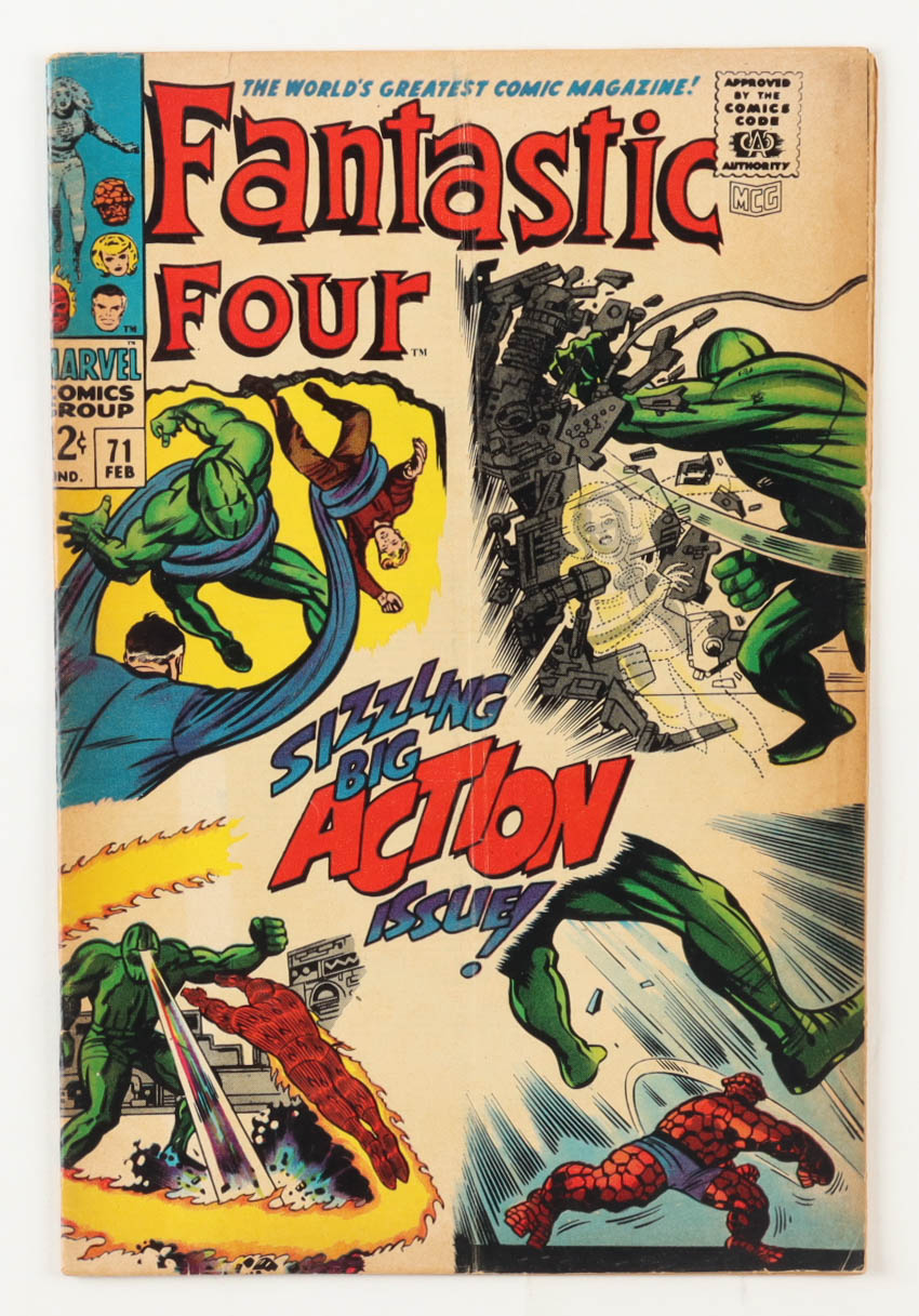 1968 "Fantastic Four" Issue #71 Marvel Comic Book at PristineAuction.com 1968 "Fantastic Four" Issue #71 Marvel Comic Book at PristineAuction.com