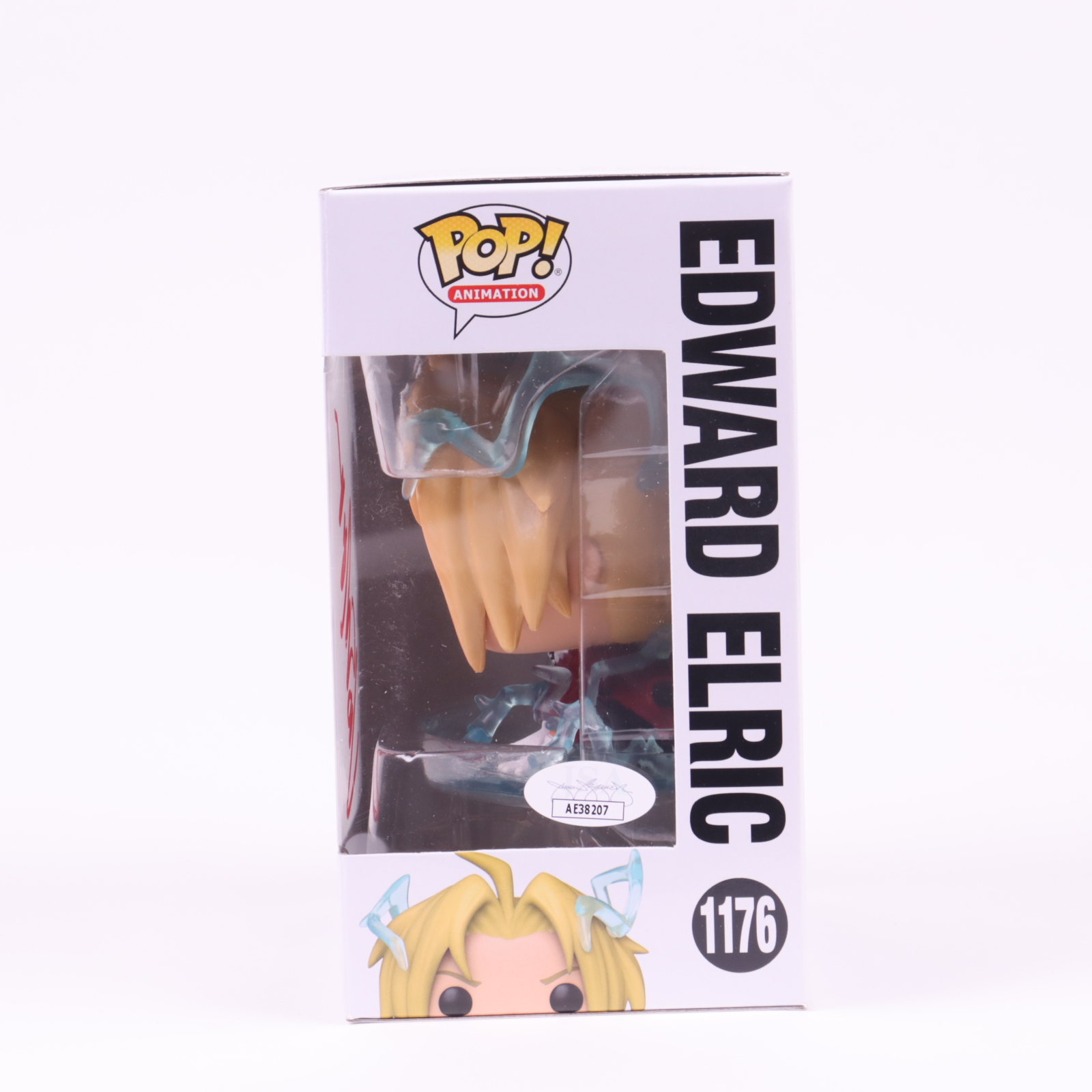 Vic Mignogna Signed "Full Metal Alchemist Brotherhood" #1176 Edward Elric Funko Pop! Vinyl Figure (JSA) at PristineAuction.com Vic Mignogna Signed "Full Metal Alchemist Brotherhood" #1176 Edward Elric Funko Pop! Vinyl Figure (JSA) at PristineAuction.com
