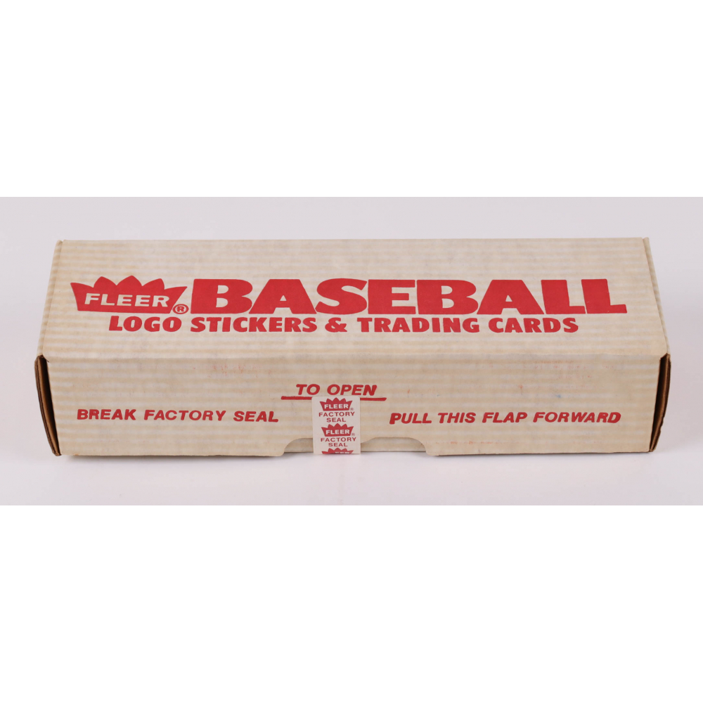 1989 Fleer Baseball Complete Set of (660) Cards with Bill Ripken #616, Randy Johnson #381 RC, Ken Griffey Jr. #548 RC, Craig Biggio #353 RC at PristineAuction.com