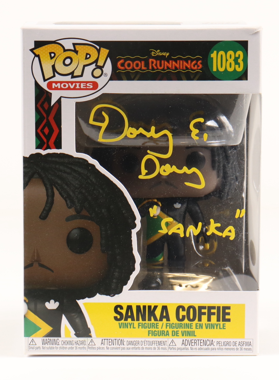 Doug E. Doug Signed "Cool Runnings" #1083 Sanka Coffie Funko Pop! Vinyl Figure Inscribed "Sanka" (JSA) at PristineAuction.com Doug E. Doug Signed "Cool Runnings" #1083 Sanka Coffie Funko Pop! Vinyl Figure Inscribed "Sanka" (JSA) at PristineAuction.com