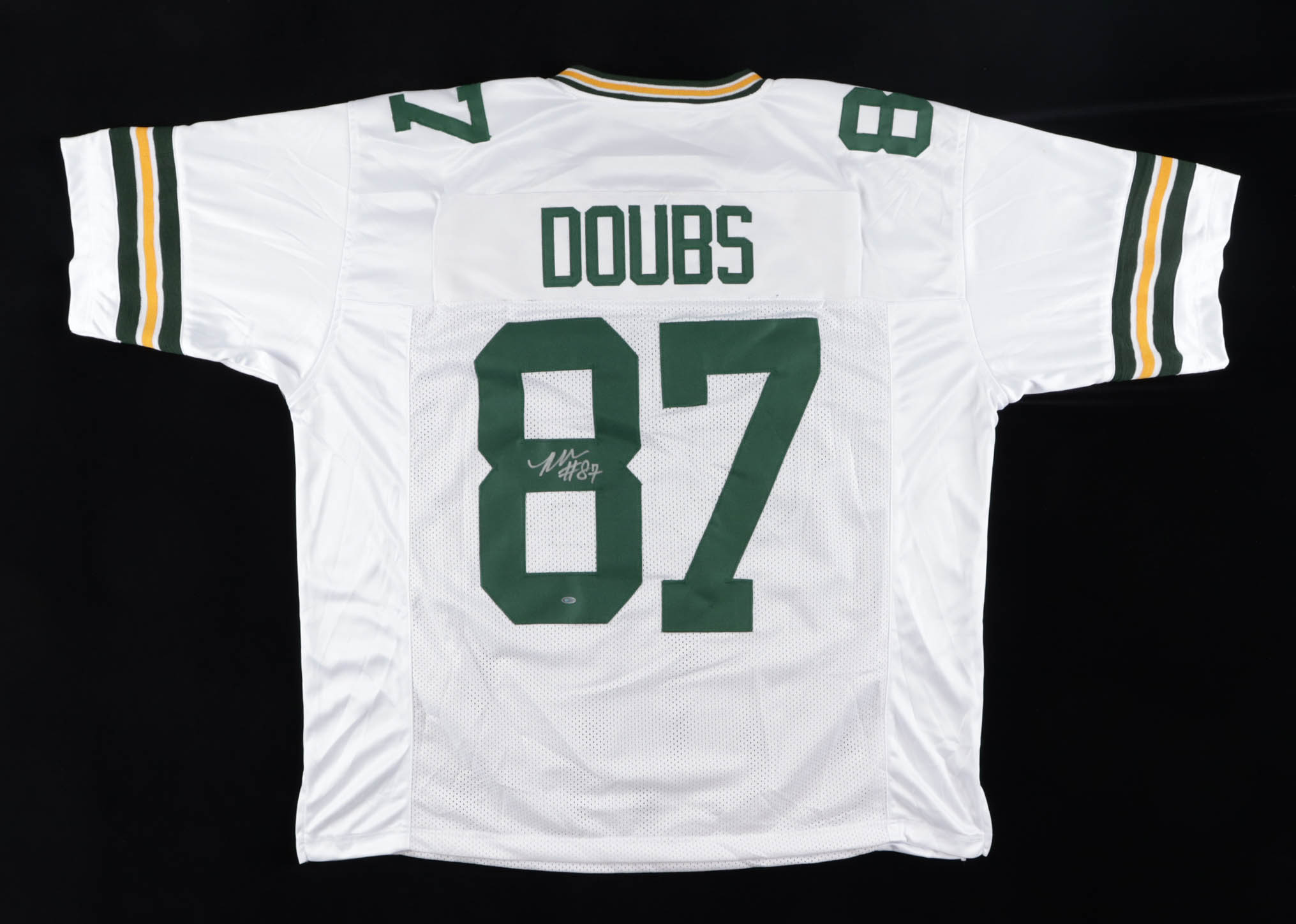 Romeo Doubs Signed Jersey (OKAuthentics) at PristineAuction.com Romeo Doubs Signed Jersey (OKAuthentics) at PristineAuction.com