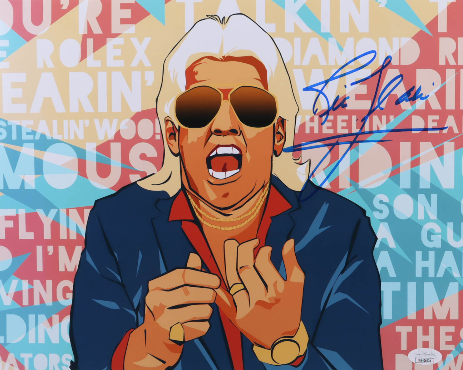 Ric Flair Signed WWE 11x14 Photo (JSA) at PristineAuction.com Ric Flair Signed WWE 11x14 Photo (JSA) at PristineAuction.com