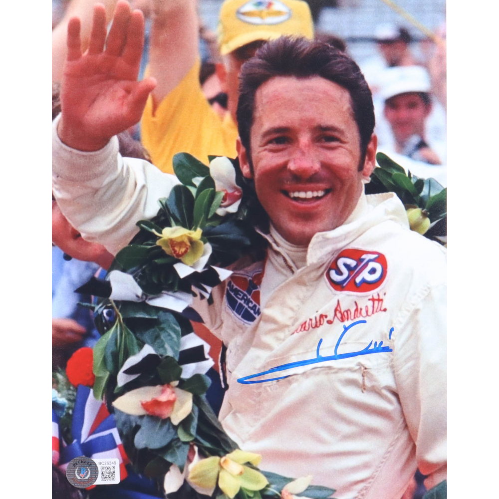 Mario Andretti Signed 8x10 Photo (Beckett) | Pristine Auction