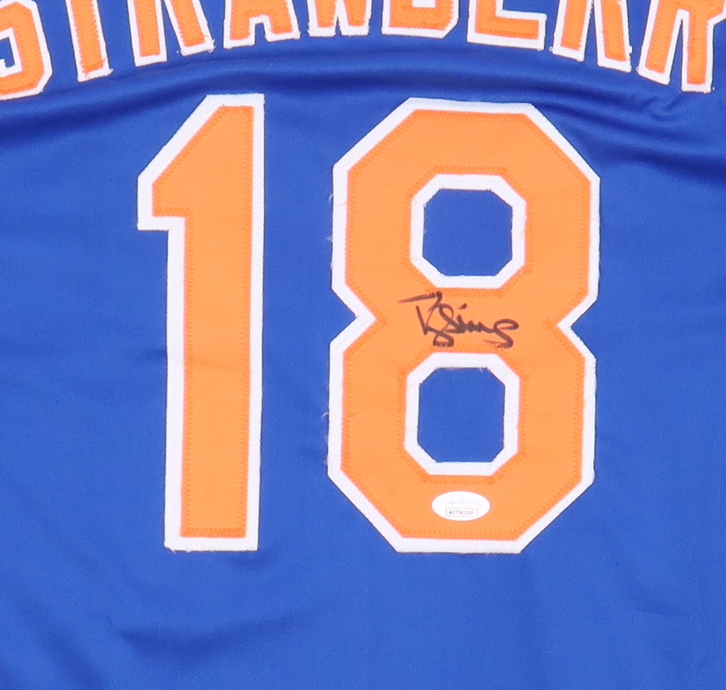 Darryl Strawberry Signed Jersey (JSA) at PristineAuction.com Darryl Strawberry Signed Jersey (JSA) at PristineAuction.com