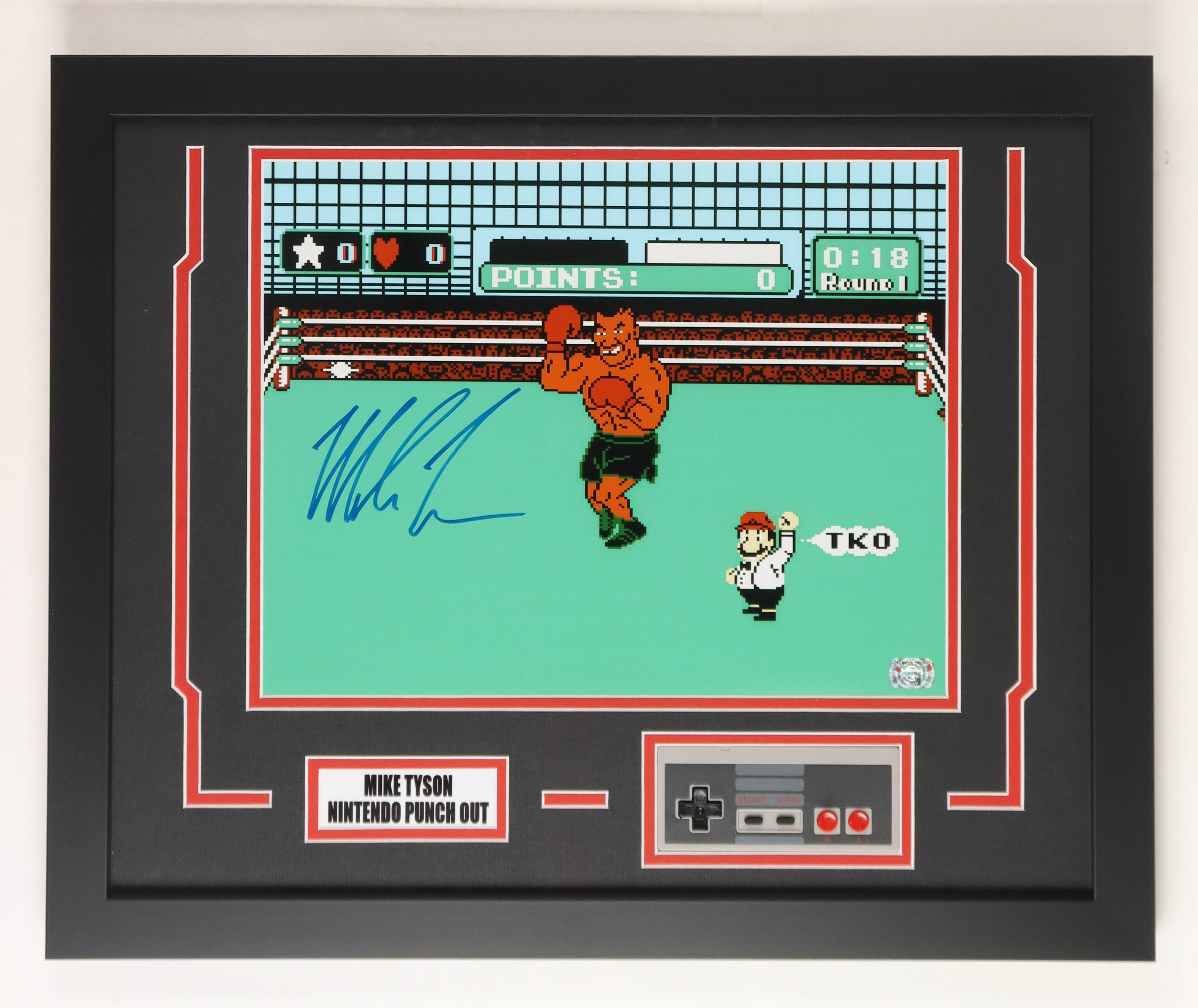 Mike Tyson Signed "Punch-Out!!" Custom Framed Photo Display (Tyson) at PristineAuction.com Mike Tyson Signed "Punch-Out!!" Custom Framed Photo Display (Tyson) at PristineAuction.com