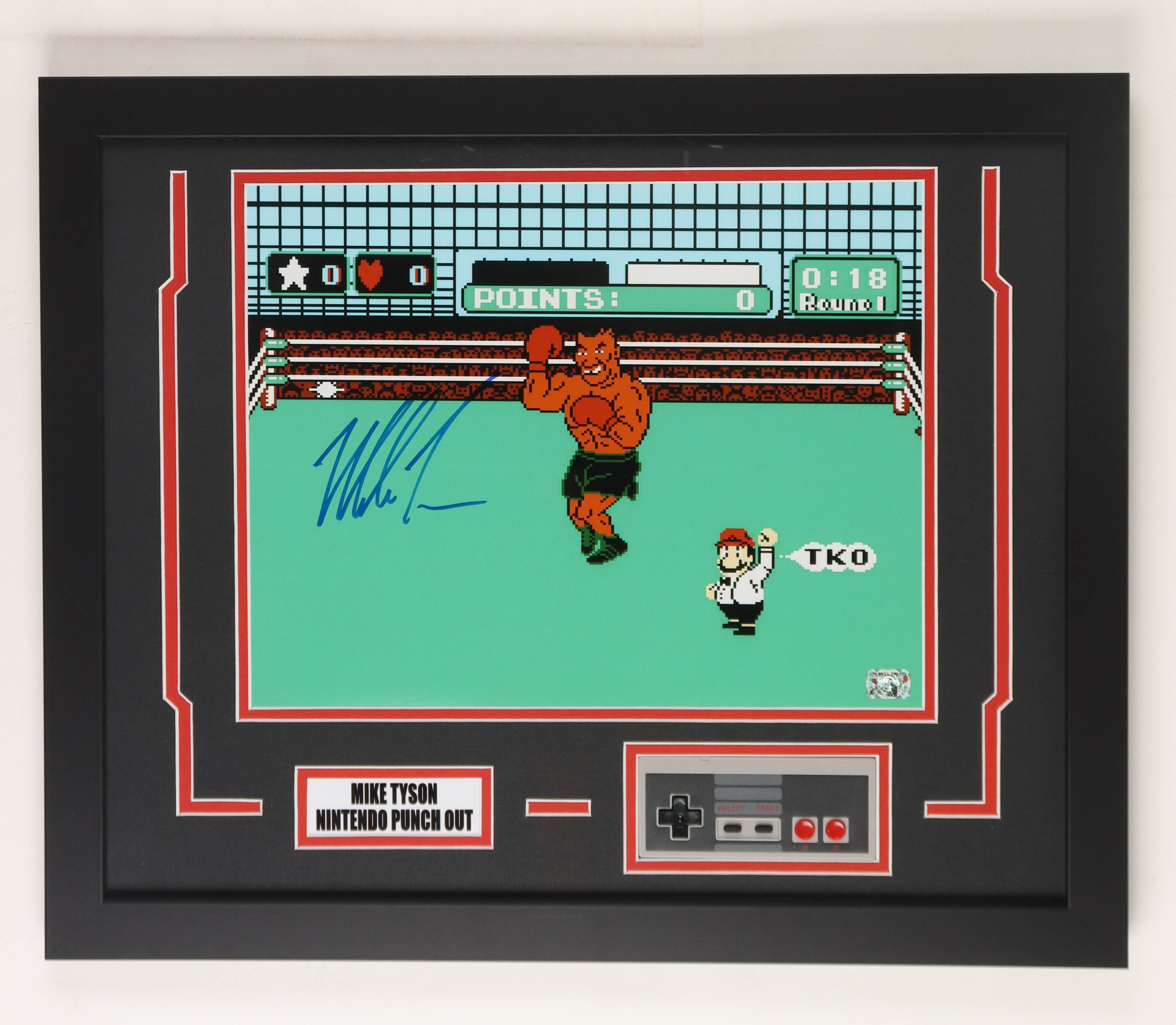 Mike Tyson Signed "Punch-Out!!" Custom Framed Photo Display (Tyson) at PristineAuction.com Mike Tyson Signed "Punch-Out!!" Custom Framed Photo Display (Tyson) at PristineAuction.com