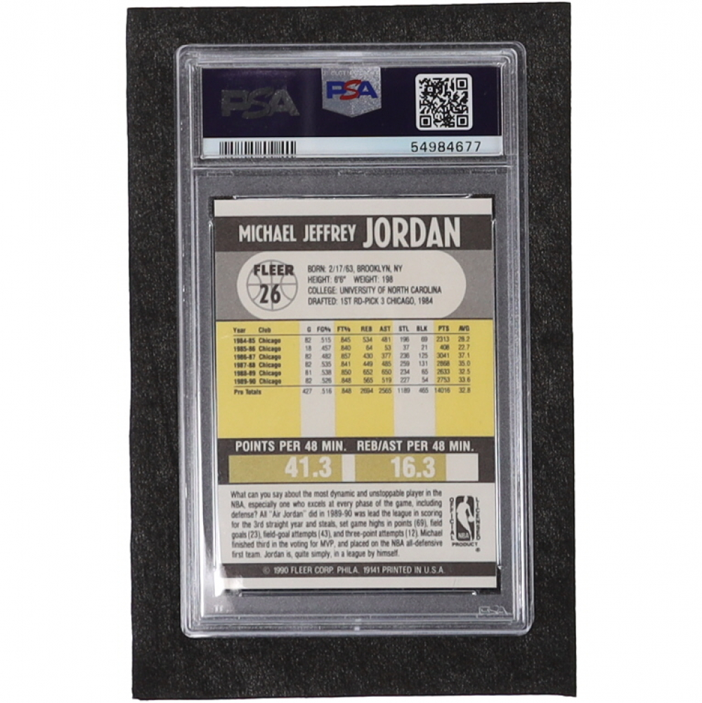 91 fleer michael jordan card