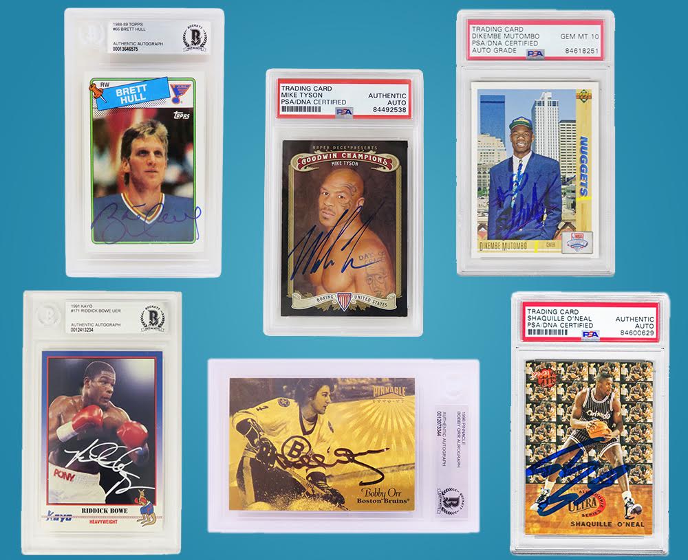 Schwartz Sports - DAILY DOUBLE Autographed Sports Card Mystery Box - Series 1 (Limited to 125) (2 SIGNED & SLABBED CARDS PER BOX!!) at PristineAuction.com Schwartz Sports - DAILY DOUBLE Autographed Sports Card Mystery Box - Series 1 (Limited to 125) (2 SIGNED & SLABBED CARDS PER BOX!!) at PristineAuction.com