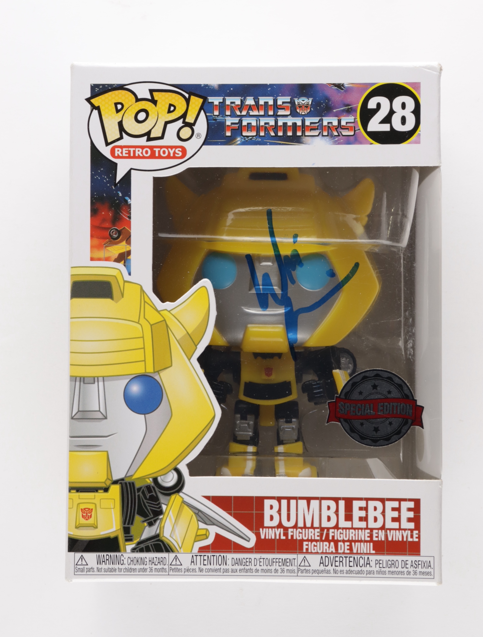Will Friedle Signed "Transformers" Bumblebee #28 Funko Pop! Vinyl Figure (JSA) at PristineAuction.com Will Friedle Signed "Transformers" Bumblebee #28 Funko Pop! Vinyl Figure (JSA) at PristineAuction.com