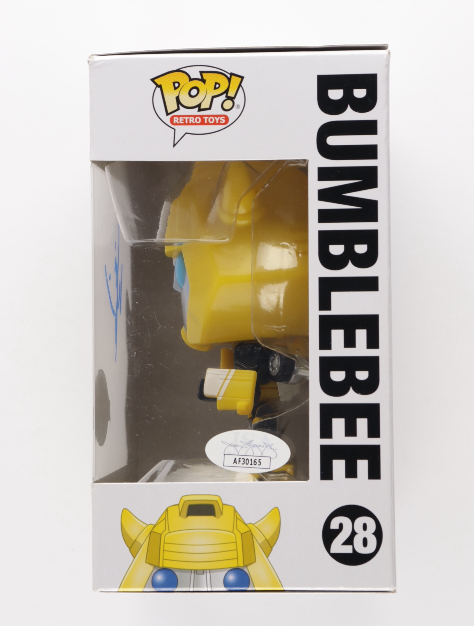 Will Friedle Signed "Transformers" Bumblebee #28 Funko Pop! Vinyl Figure (JSA) at PristineAuction.com Will Friedle Signed "Transformers" Bumblebee #28 Funko Pop! Vinyl Figure (JSA) at PristineAuction.com