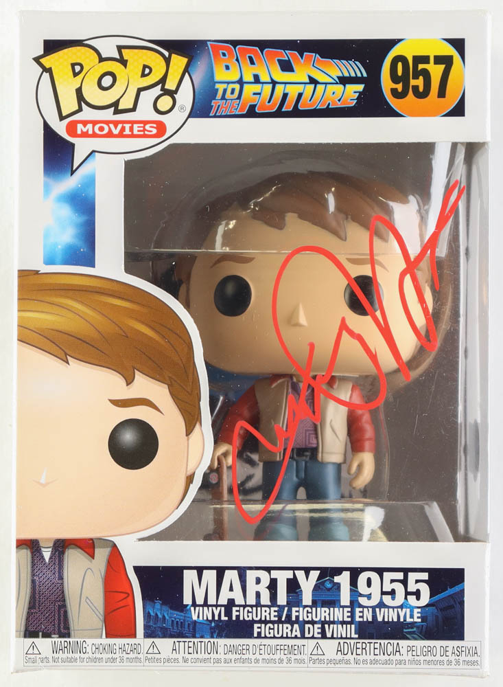 Funko Pop Marty McFly 1955 Retour Vers Le Futur #957 – Signé, Bonne état