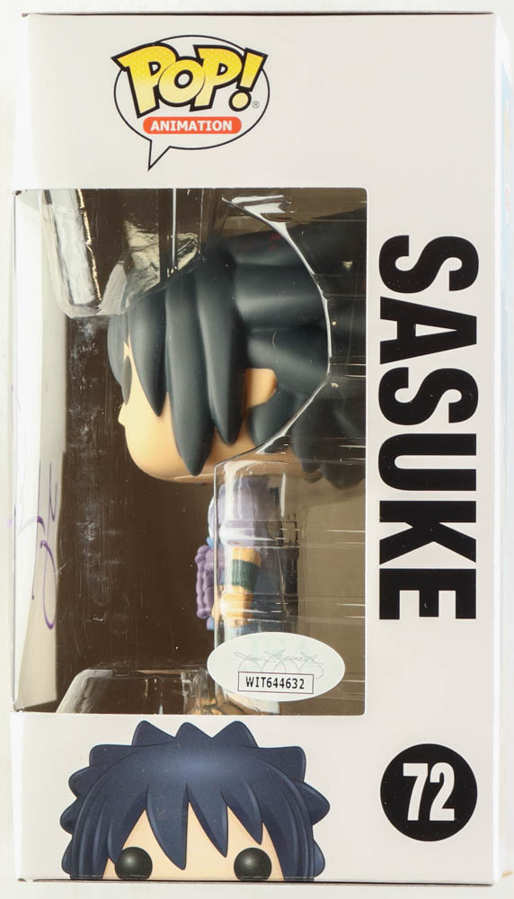 Yuri Lowenthal Signed "Naruto: Shippuden" #72 Sasuke Funko Pop! Vinyl Figure (JSA) at PristineAuction.com Yuri Lowenthal Signed "Naruto: Shippuden" #72 Sasuke Funko Pop! Vinyl Figure (JSA) at PristineAuction.com