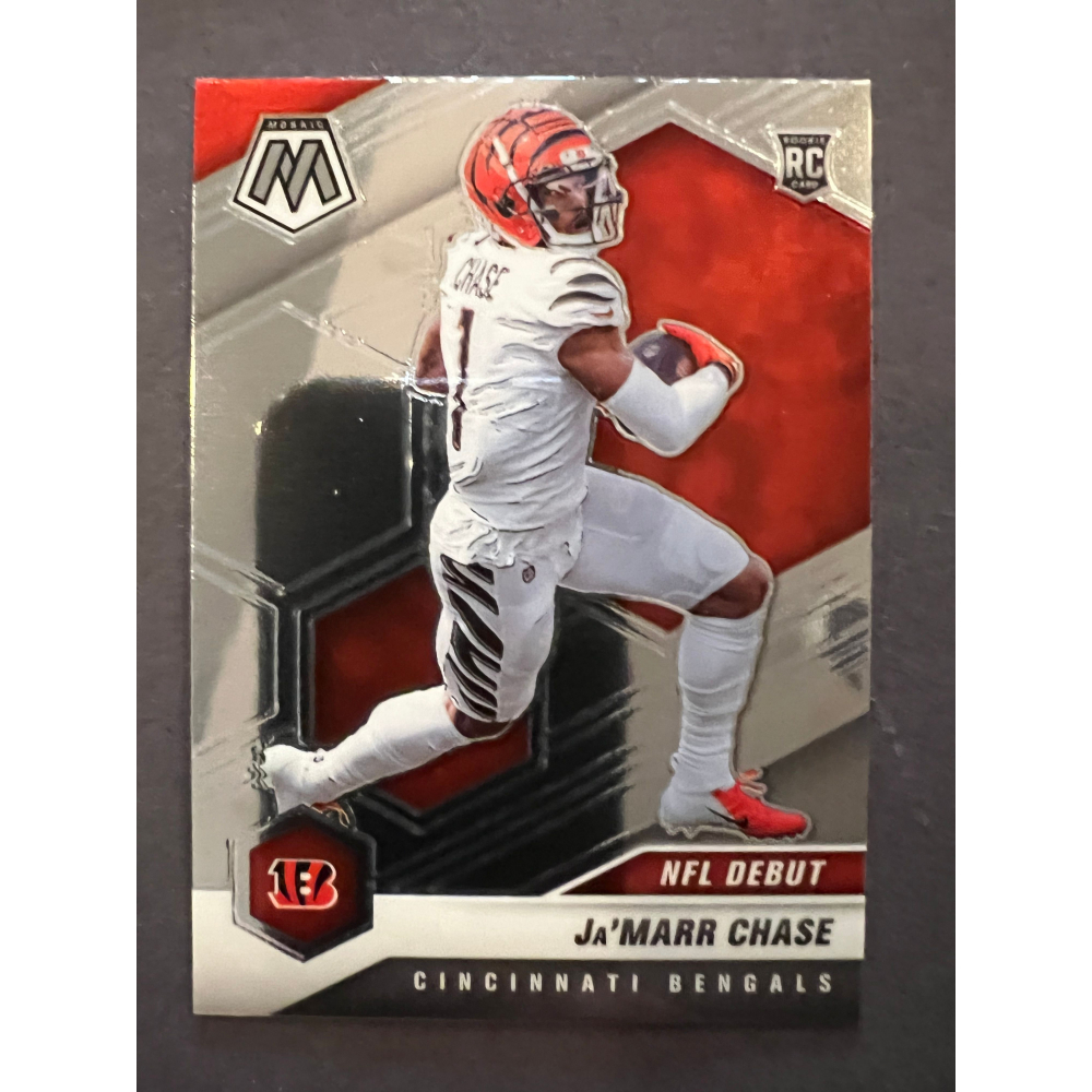 Ja'Marr Chase 2021 Panini Mosaic 247 DEB RC Pristine Auction