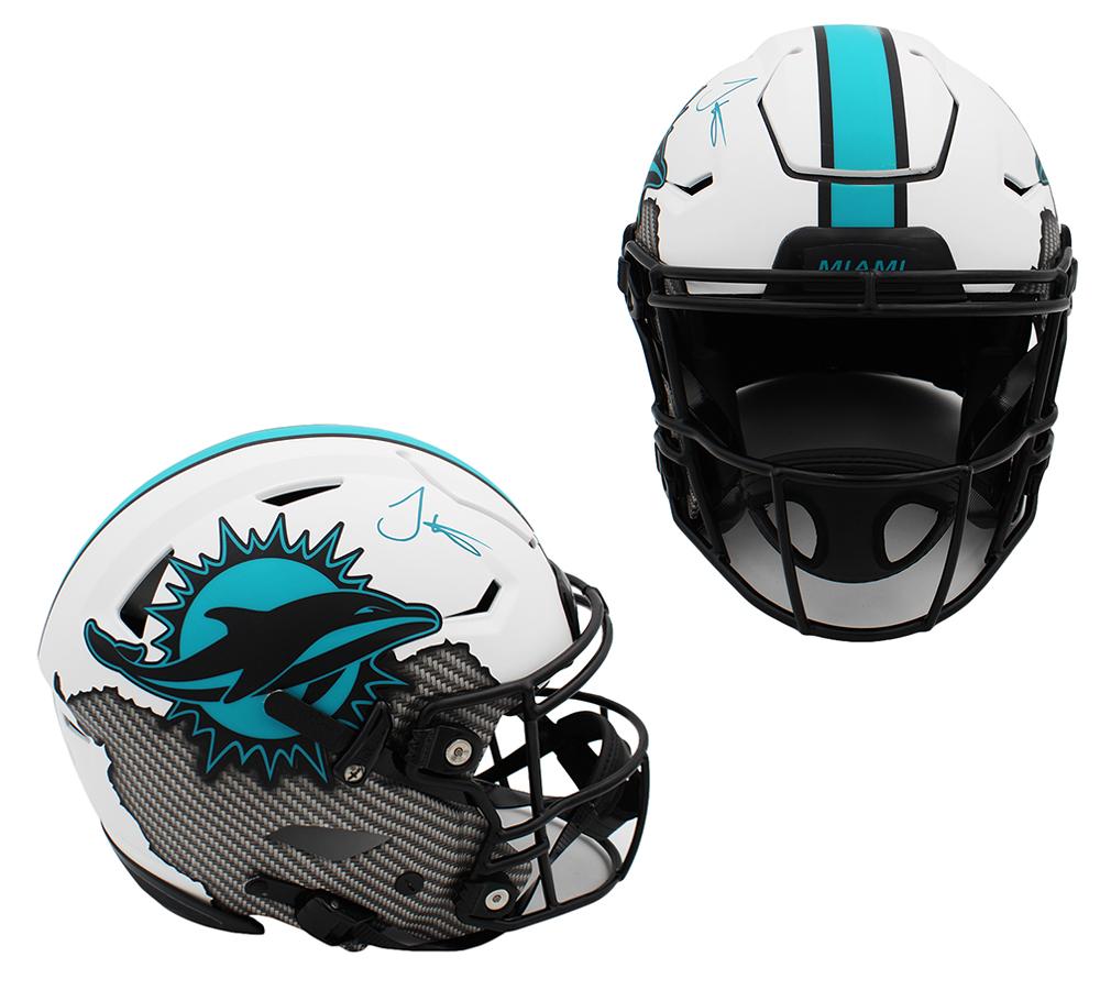 Tyreek Hill Signed Dolphins Full-Size Authentic On-Field Lunar Eclipse Alternate Speedflex Helmet (Radtke) at PristineAuction.com Tyreek Hill Signed Dolphins Full-Size Authentic On-Field Lunar Eclipse Alternate Speedflex Helmet (Radtke) at PristineAuction.com