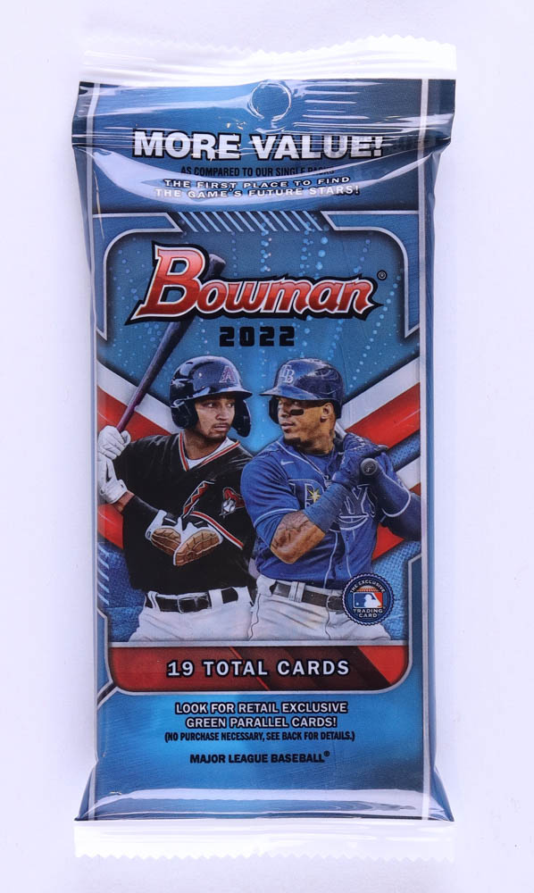 2022 Bowman Baseball Jumbo Value Pack with 19 Cards at PristineAuction.com 2022 Bowman Baseball Jumbo Value Pack with 19 Cards at PristineAuction.com