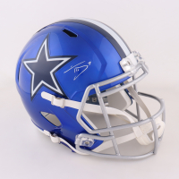 Trevon Diggs Signed Cowboys Full-Size Flash Alternate Speed Helmet (JSA) at PristineAuction.com