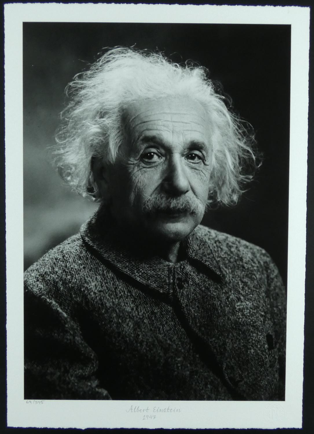 Albert Einstein Custom Framed LE Historical Photo Archive Giclee Portrait at PristineAuction.com Albert Einstein Custom Framed LE Historical Photo Archive Giclee Portrait at PristineAuction.com