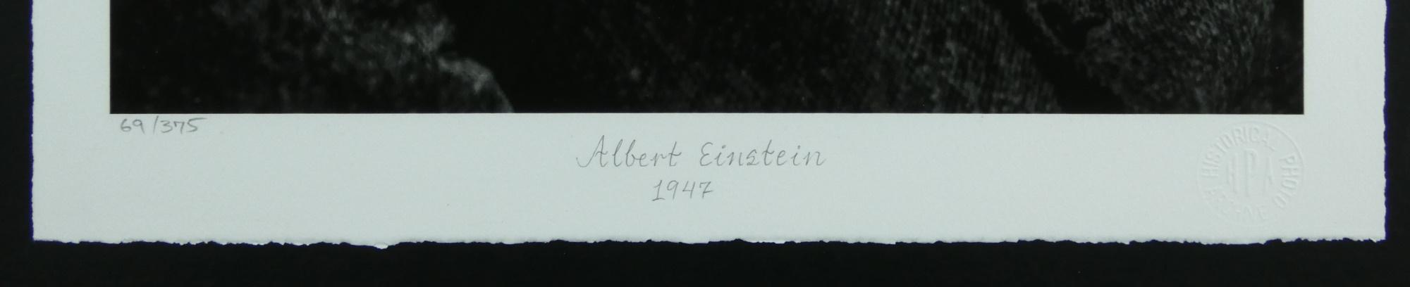 Albert Einstein Custom Framed LE Historical Photo Archive Giclee Portrait at PristineAuction.com Albert Einstein Custom Framed LE Historical Photo Archive Giclee Portrait at PristineAuction.com