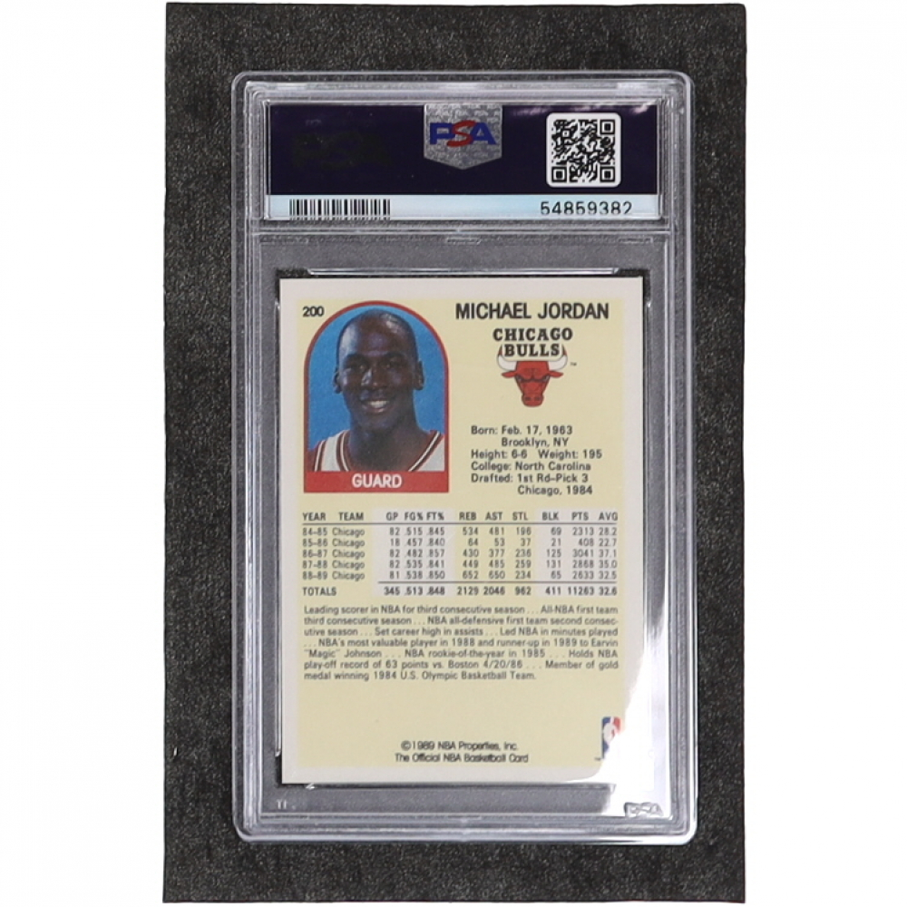 Michael Jordan 198990 Hoops 200 (PSA 9) Pristine Auction