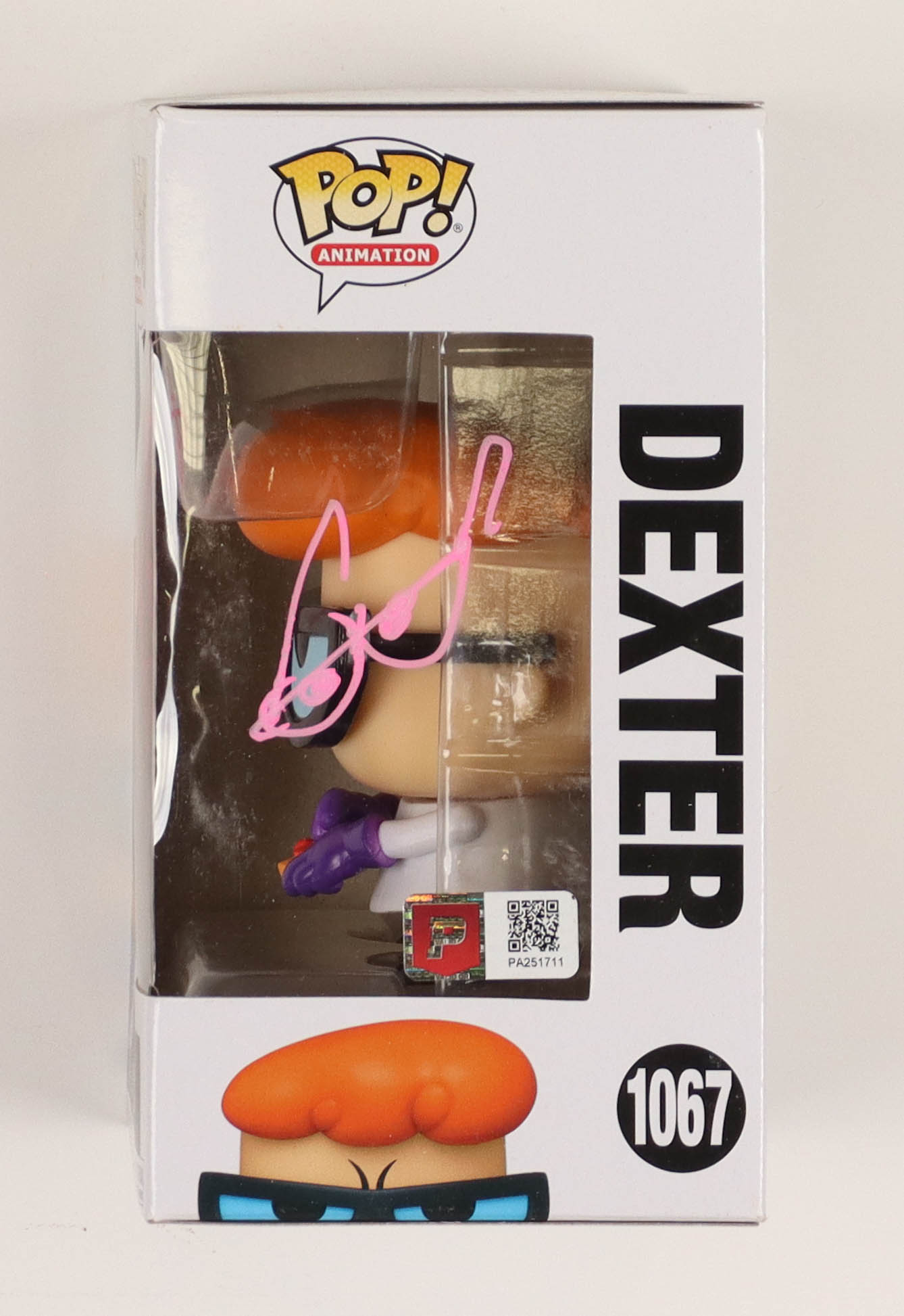 Candi Milo Signed "Dexter's Laboratory" #1067 Dexter Funko Pop! Animation Vinyl Figure Inscribed "Dexter" with Hand-Drawn Sketch (PA) at PristineAuction.com Candi Milo Signed "Dexter's Laboratory" #1067 Dexter Funko Pop! Animation Vinyl Figure Inscribed "Dexter" with Hand-Drawn Sketch (PA) at PristineAuction.com