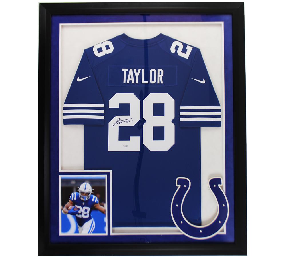 Jonathan Taylor Signed Colts Custom Framed LED Jersey Display (Fanatics) at PristineAuction.com Jonathan Taylor Signed Colts Custom Framed LED Jersey Display (Fanatics) at PristineAuction.com