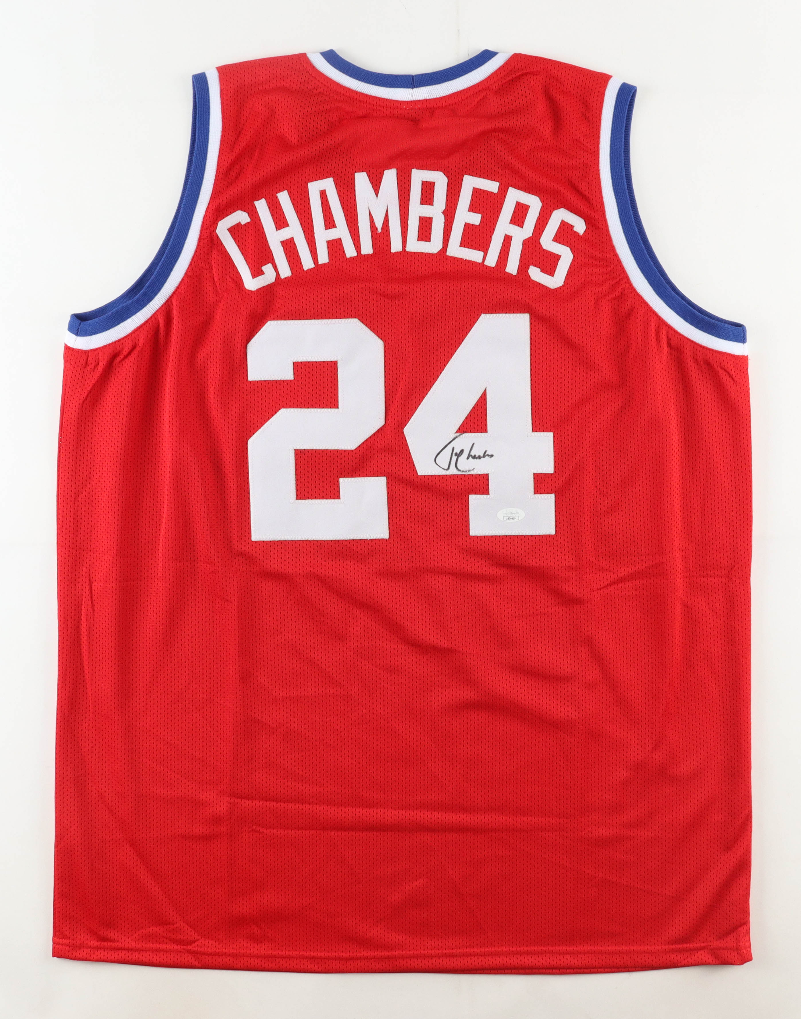 Tom Chambers Signed Jersey (JSA) at PristineAuction.com Tom Chambers Signed Jersey (JSA) at PristineAuction.com