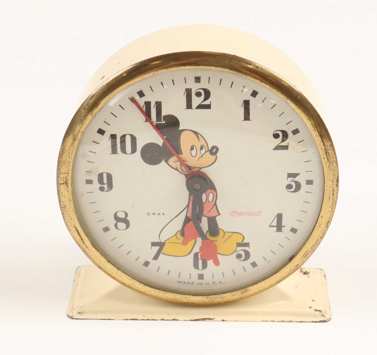 Vintage Disney Mickey Mouse Clock at PristineAuction.com Vintage Disney Mickey Mouse Clock at PristineAuction.com