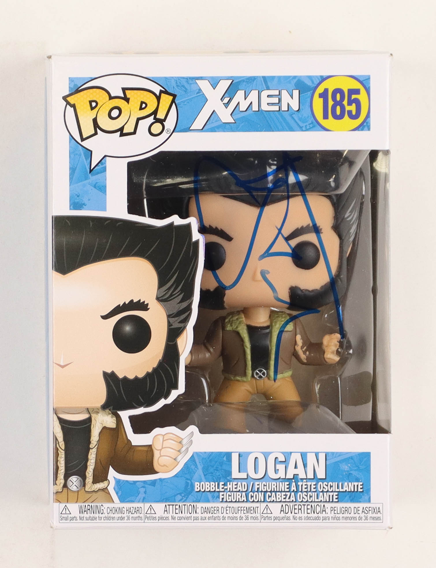 Hugh Jackman Signed "X-Men" #185 Logan Funko Pop! Vinyl Figure (AutographCOA) at PristineAuction.com Hugh Jackman Signed "X-Men" #185 Logan Funko Pop! Vinyl Figure (AutographCOA) at PristineAuction.com