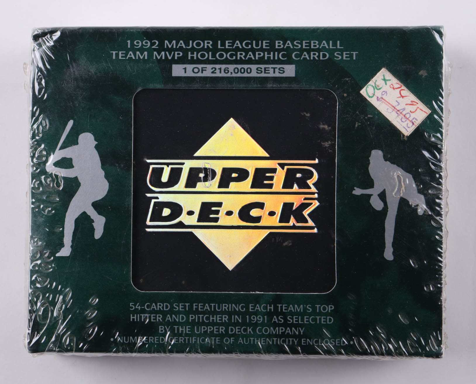 1992 mlb team mvp holographic card set 1992 Upper Deck Team MVP Hologram Complete Set New in Box 54 Cards With  COA, Griffey Jr, Ripken Jr, Ryan & so Many More