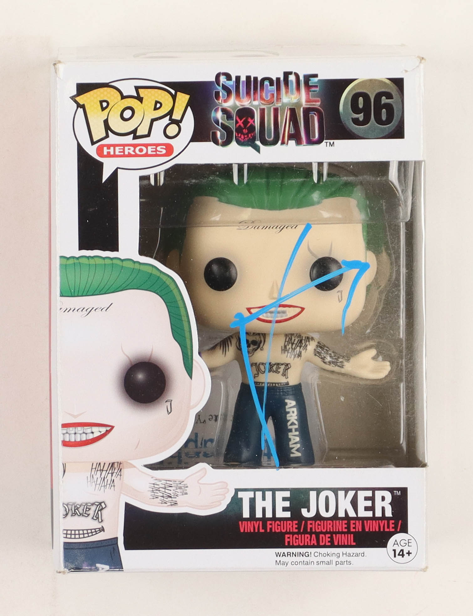 Jared Leto Signed "Suicide Squad" #96 The Joker Funko Pop! Vinyl Figure (AutographCOA) at PristineAuction.com Jared Leto Signed "Suicide Squad" #96 The Joker Funko Pop! Vinyl Figure (AutographCOA) at PristineAuction.com