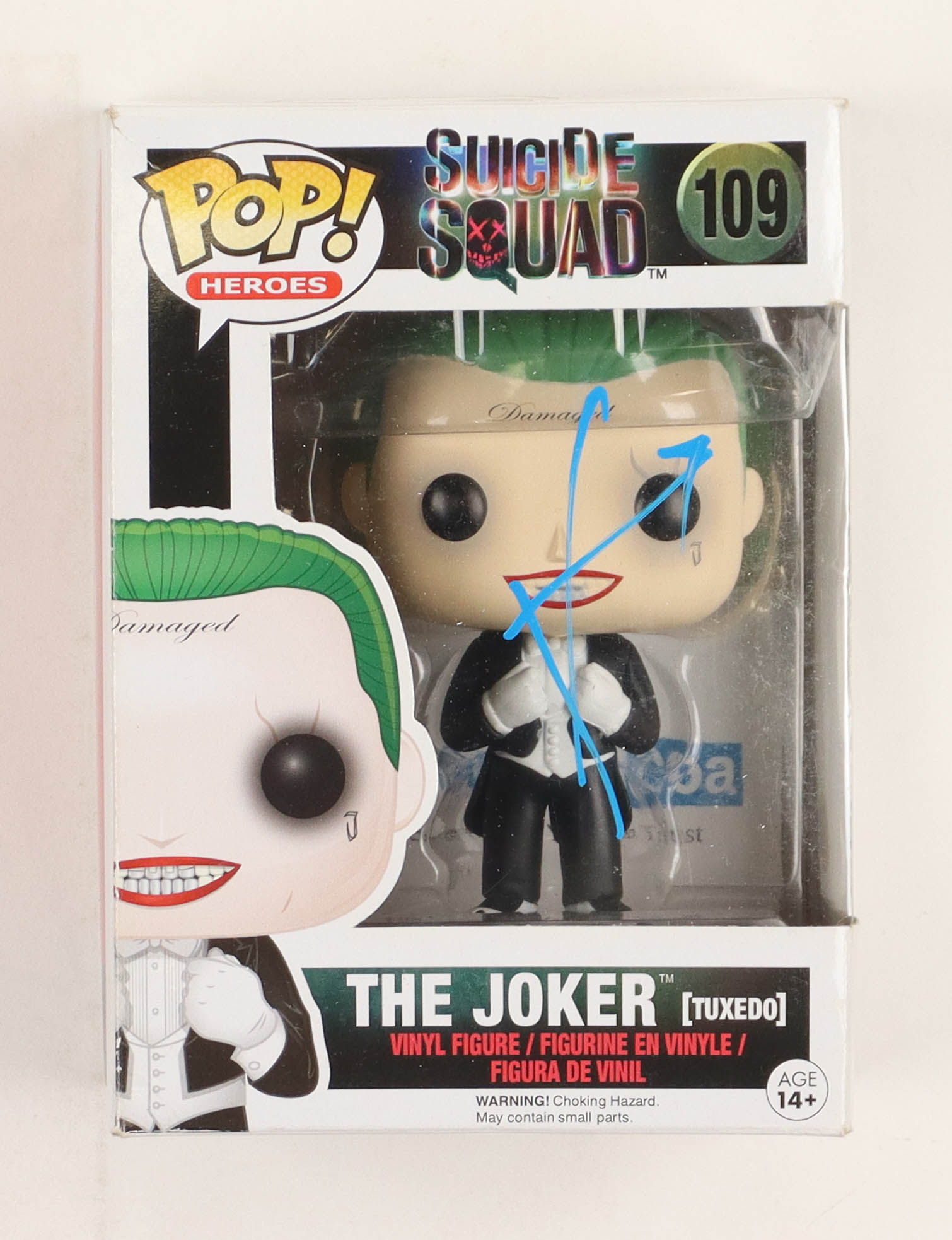 Jared Leto Signed "Suicide Squad" #109 The Joker Funko Pop! Vinyl Figure (AutographCOA) at PristineAuction.com Jared Leto Signed "Suicide Squad" #109 The Joker Funko Pop! Vinyl Figure (AutographCOA) at PristineAuction.com