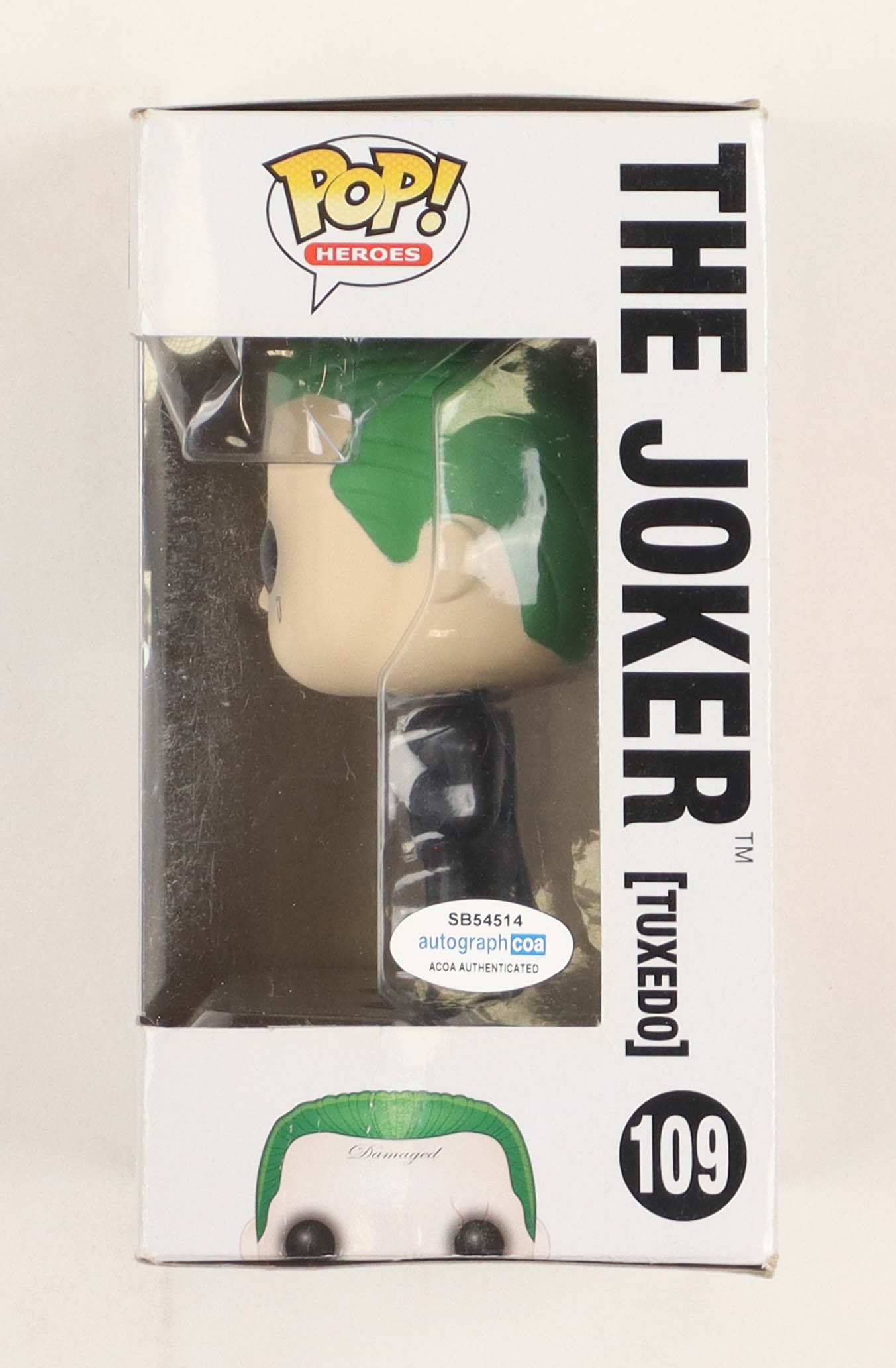 Jared Leto Signed "Suicide Squad" #109 The Joker Funko Pop! Vinyl Figure (AutographCOA) at PristineAuction.com Jared Leto Signed "Suicide Squad" #109 The Joker Funko Pop! Vinyl Figure (AutographCOA) at PristineAuction.com