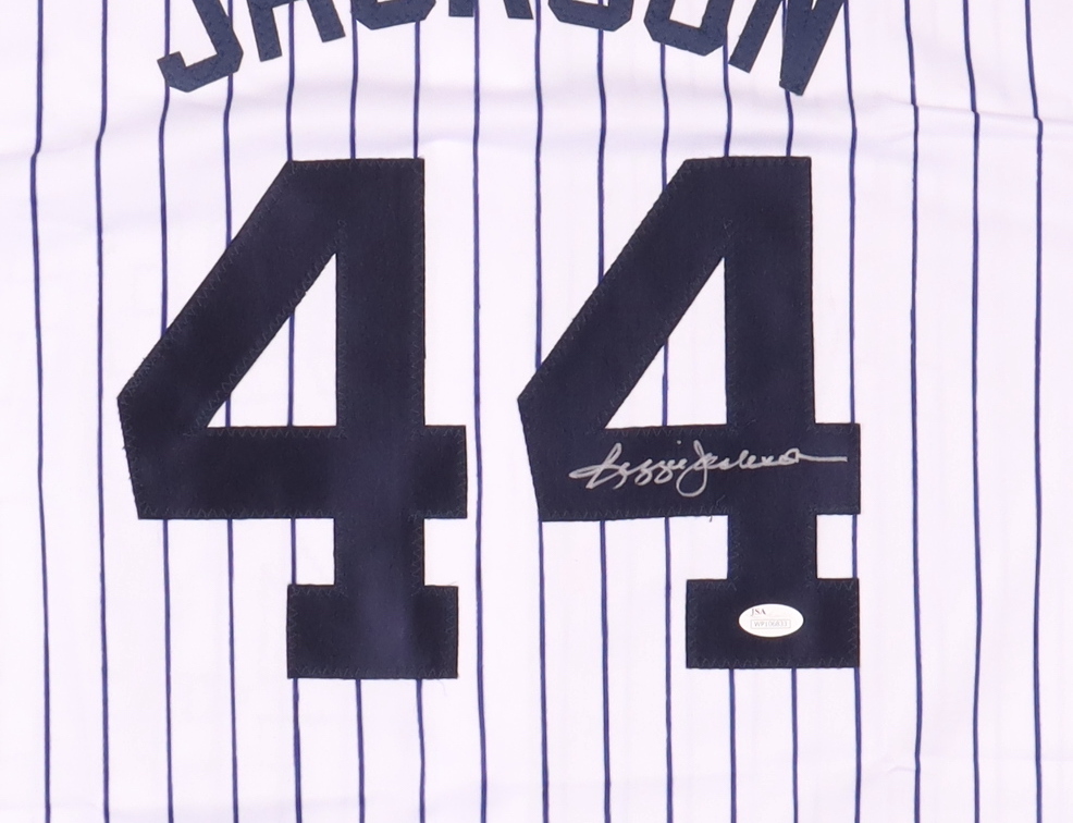 Reggie Jackson Signed Jersey (JSA) at PristineAuction.com Reggie Jackson Signed Jersey (JSA) at PristineAuction.com