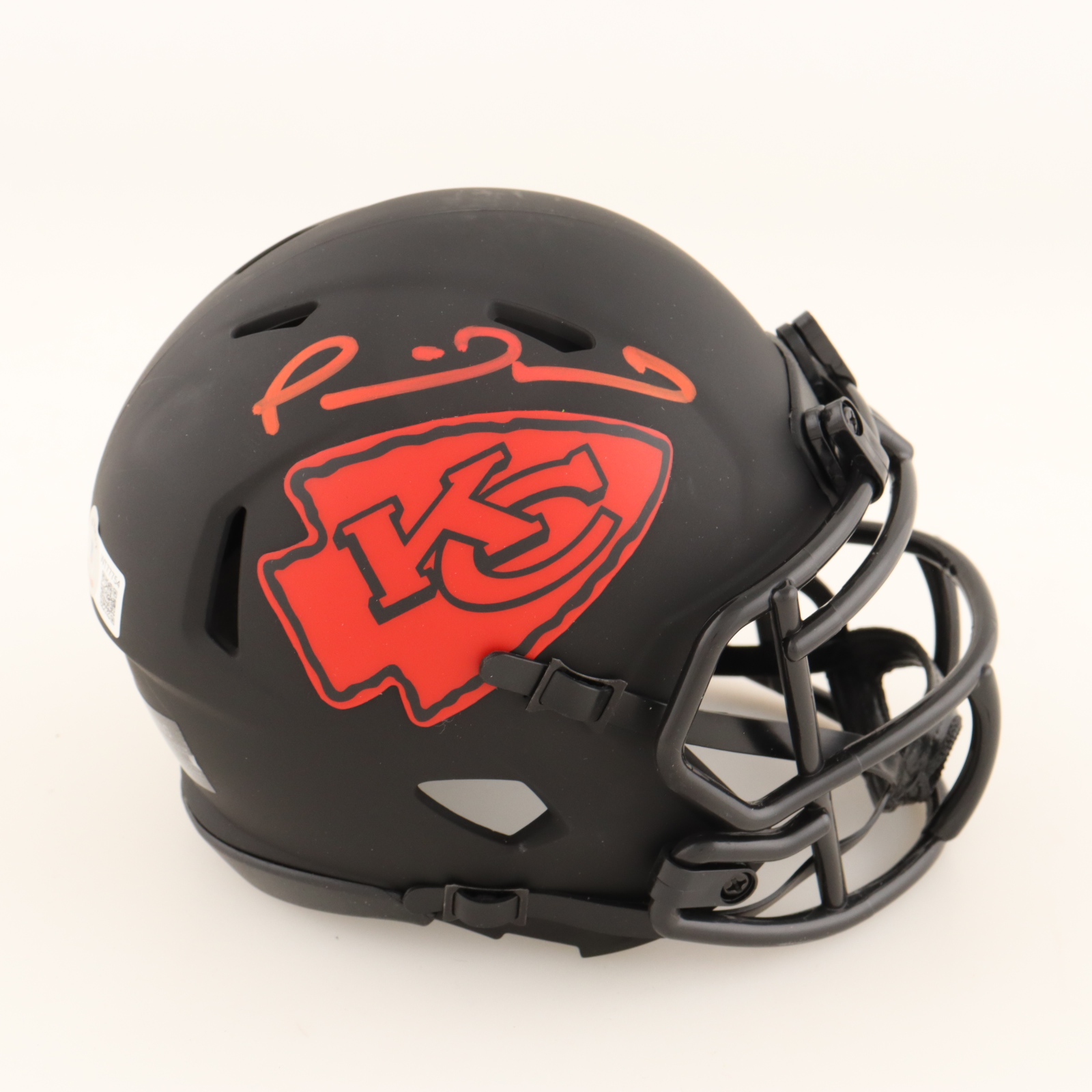 Patrick Mahomes II Signed Chiefs Eclipse Alternate Speed Mini Helmet (Beckett) at PristineAuction.com Patrick Mahomes II Signed Chiefs Eclipse Alternate Speed Mini Helmet (Beckett) at PristineAuction.com