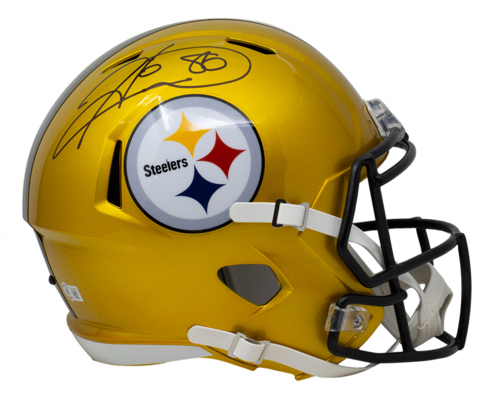 Hines Ward Signed Steelers FullSize Flash Alternate Speed Helmet with