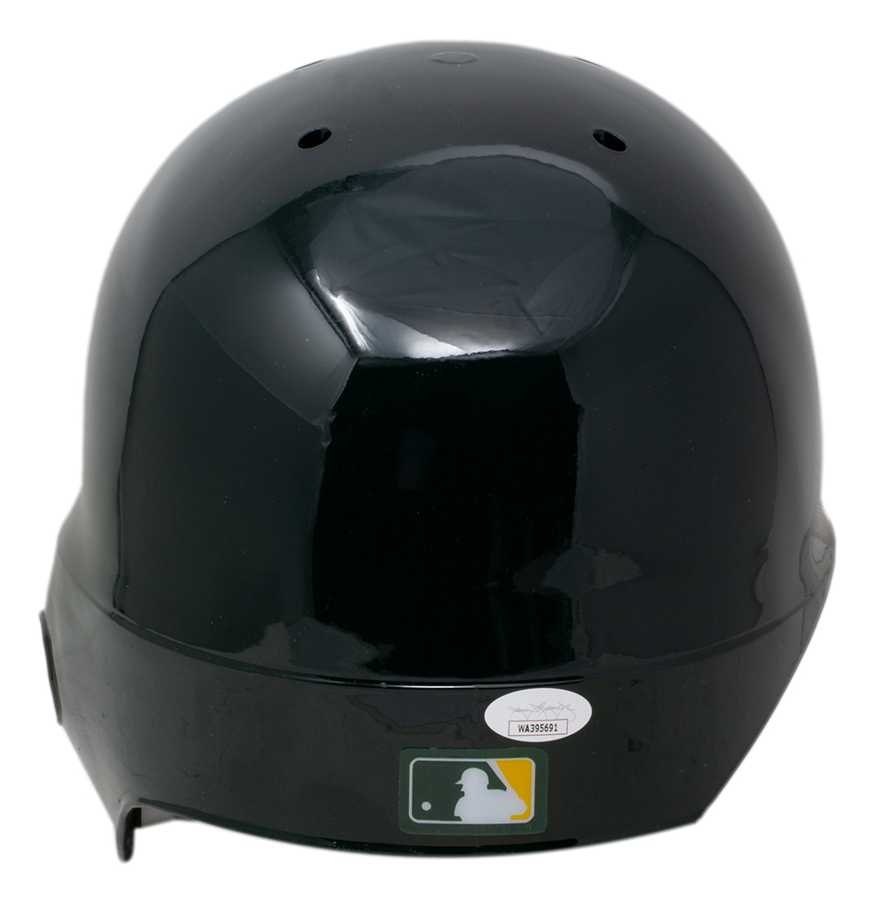 Rickey Henderson Signed Athletics Full-Size Batting Helmet Inscribed "S.B King" (JSA) at PristineAuction.com Rickey Henderson Signed Athletics Full-Size Batting Helmet Inscribed "S.B King" (JSA) at PristineAuction.com