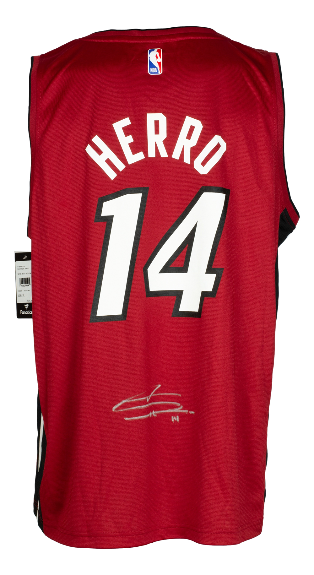 Tyler Herro Signed Authentic Fanatics Heat Jersey (JSA) at PristineAuction.com Tyler Herro Signed Authentic Fanatics Heat Jersey (JSA) at PristineAuction.com